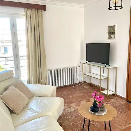 아파트 Loft Pyrgos Centre Near Olympia *